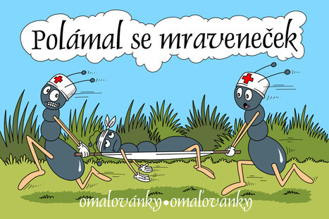 Omalovánky LUX 6 - Polámal se Mraveneček