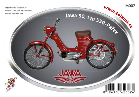 M002 - Jawa 50/550 Pařez 120×77mm