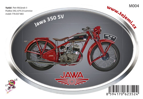 M004 - Jawa 350 SV 120×77mm