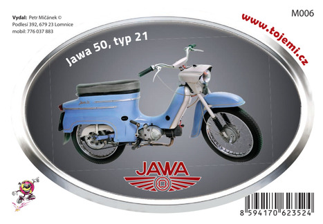 M006 - Jawa 50/21 120×77mm