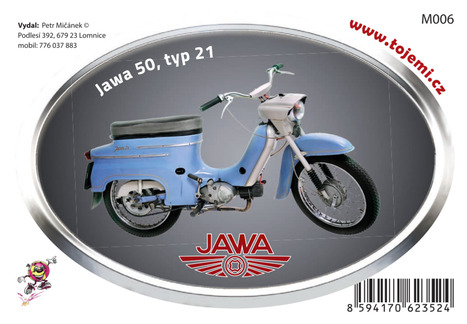 M006 - Jawa 50/21 75×54mm