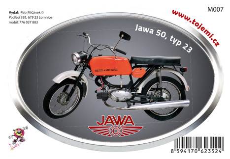M007 - Jawa 50/23 75×54mm