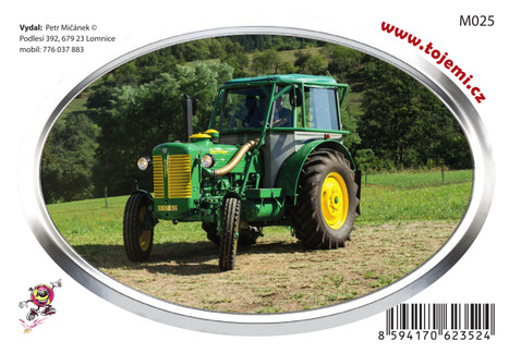 M025 - Zetor Super 120×77mm