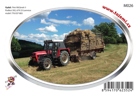 M026 - Zetor Crystal 120×77mm